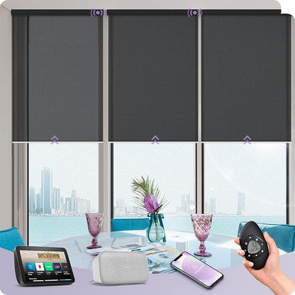 Graywind Motorized Solar Shades Compatible by Graywindbeyondshading