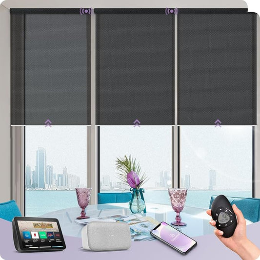 Graywind Motorized Solar Shades Compatible by Graywindbeyondshading