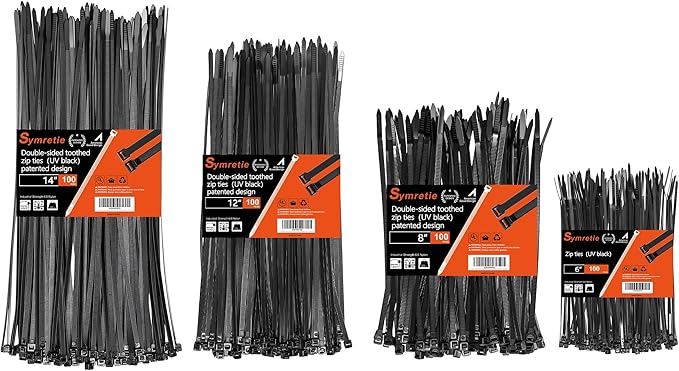Symretie Assorted Zip Ties by Symretie