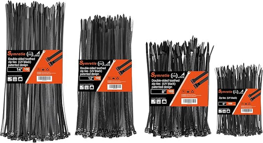 Symretie Assorted Zip Ties by Symretie