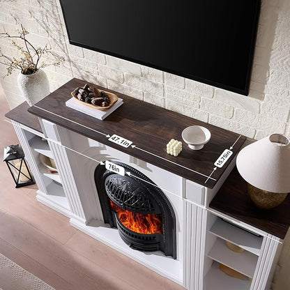 Farmhouse Electric Fireplace - Image 6