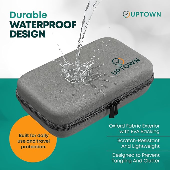 Uptown 7- Piece Travel Charging Tech Bundle – 10, 000mAh Portable Charger - Image 5