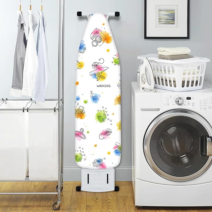 Extra Thick Ironing Board Cover and Pad, 15x54 Ironing Board Cover, Resist - Image 5