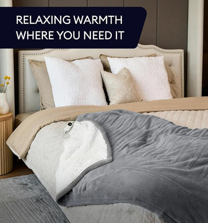 Heated Blanket Electric Throw 50"x60" – Safe Electric Heating Blanket - Image 8