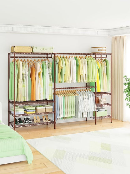 Ulif E11 Heavy-Duty Garment Rack, Metal Freestanding Clothes Rack and Closet - Image 2
