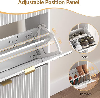 Shoe Cabinet Storage for Entryway - Image 5