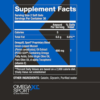 OmegaXL Sport Extra Strength Muscle Recovery Supplement and Respiratory Support - Image 8