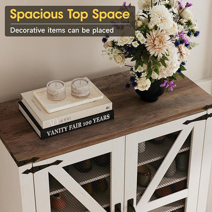 Maupvit 42.1" Farmhouse Shoe Cabinet - Image 6