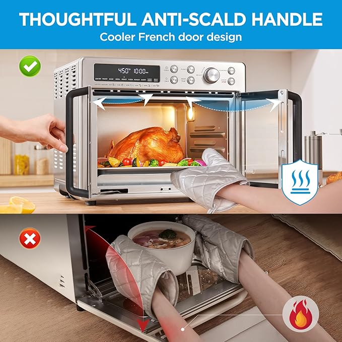 Midea Flexify French Door Toaster Oven Air Fryer Combo, 26.4 QT, Extra Large - Image 3