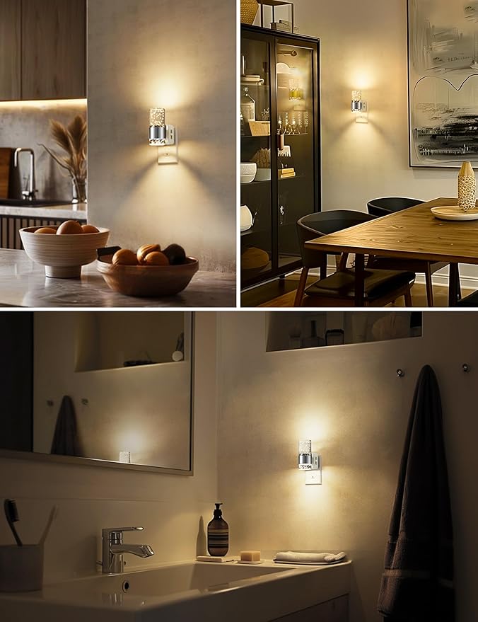 L LOHAS LED Night Light, Dimmable Night Lights Plug into Wall, Acrylic - Image 4
