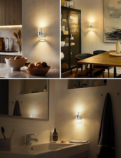 L LOHAS LED Night Light, Dimmable Night Lights Plug into Wall, Acrylic - Image 4