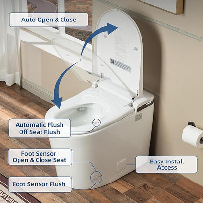 WOODBRIDGE GT100 Smart Toilet, Auto Open/Close Lid, Foot Sensor, Auto Flush - Image 4