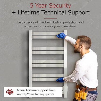 WarmlyYours Heated Towel Warmer - Image 9