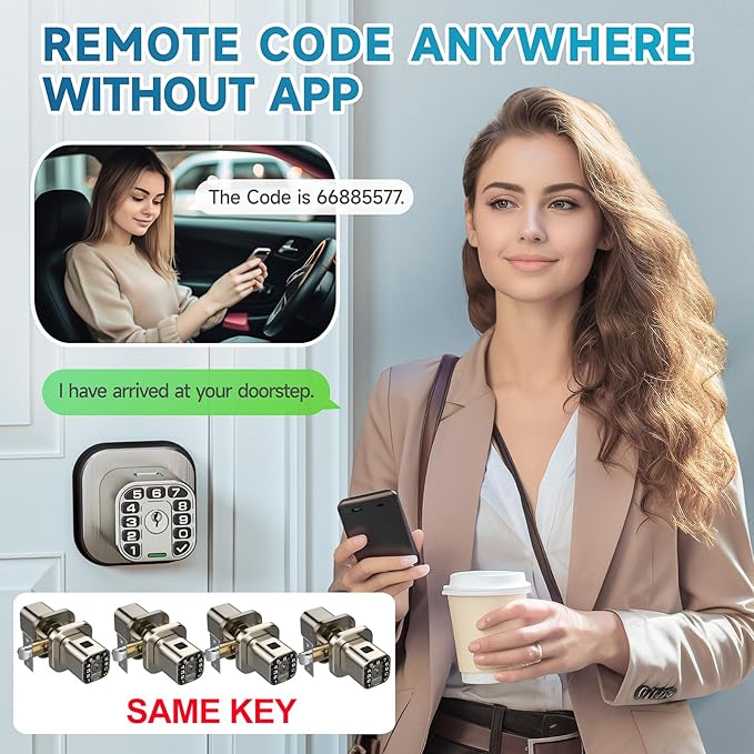 Fingerprint Door knob, Smart Biometric Door Lock - Image 5