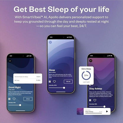 Apollo Neuro Wearable & 12-Month SmartVibes AI Membership – Sleep Aid & Stress - Image 4