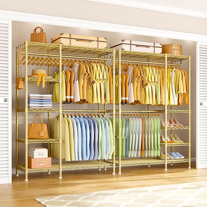 Ulif F2 Clothes Rack, 5 Tiers Heavy Duty Garment Rack - Image 4