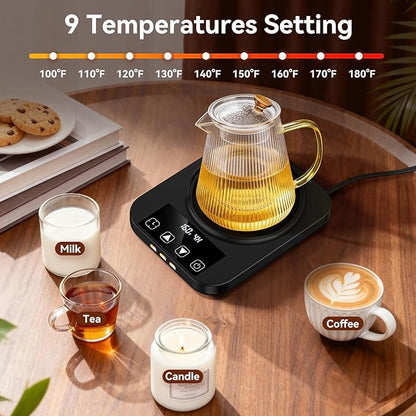 Coffee Mug Warmer & Mug Set for Desk, Electric Coffee Cup Warmer - Image 3