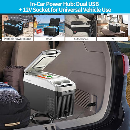 12V/24V DC Power Cord for Car Fridge Freezer、Portable Car Refrigerator，12 Volt - Image 4