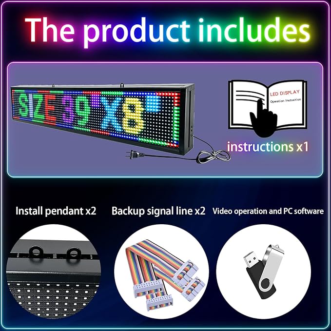 Waterproof Programmable Led Sign Custom Scrolling Outdoor Digital Signs - Image 6
