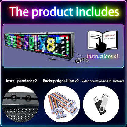 Waterproof Programmable Led Sign Custom Scrolling Outdoor Digital Signs - Image 6