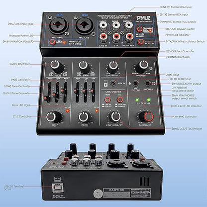 Pyle Professional Wireless DJ Audio Mixer - Image 3