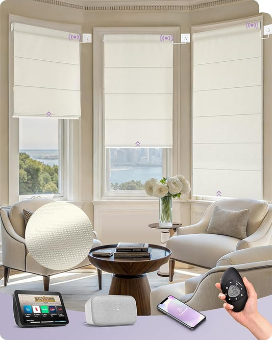 Graywind Smart Roman Shades Compatible by Graywindbeyondshading