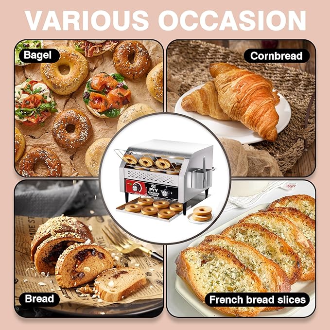 PYY Commercial Conveyor Toaster 450 Slices/Hour - Image 6