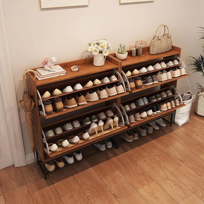 AVZEAR Narrow Shoe Storage Cabinet - Image 6