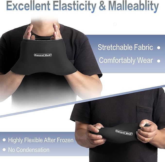 General Medi Headache & Migraine Ice Wrap Cap, Cold Therapy Migraine Relief Hat - Image 4