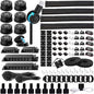 ELII 328Pcs Cable Management Kit, 8 Magnetic Cable Holder, 69Adhesive Cable by OfficeArtCraftsProducts