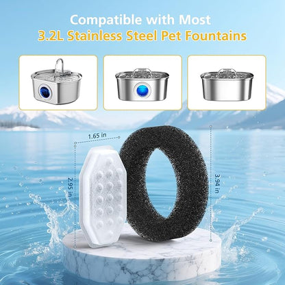 50 Pack Cat Fountain Replacement Filters - Image 4