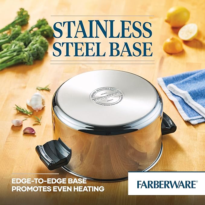 Farberware Classic Stainless Steel 6-Quart Stockpot - Image 6