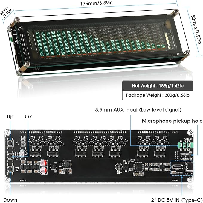 Nobsound AK2515 Pro Audio Spectrum Analyzer - Image 7