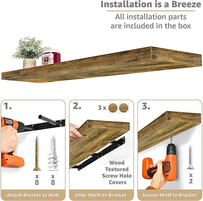 Sorbus Floating Shelves for Wall - Image 4