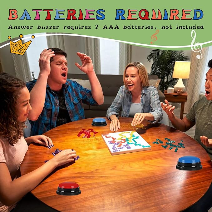10 Pcs Recordable Answer Buzzers Button Answer Buzzers Game Show Buzzer - Image 7