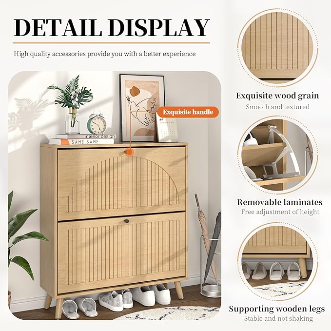 Shoe Storage Cabinet for Entryway - Image 4
