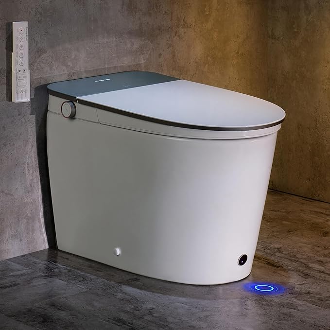 Casta Diva Smart Toilet with Bidet Built in, Auto Open/Close Lid, 1000g MaP by CastaDiva