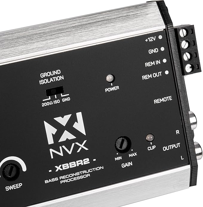 NVX XBBR2 X-Series 2-Channel Bass Restoration Processor and Line Output - Image 4