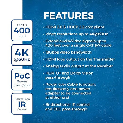OREI 4K HDMI over Ethernet Extender Balun - Image 8