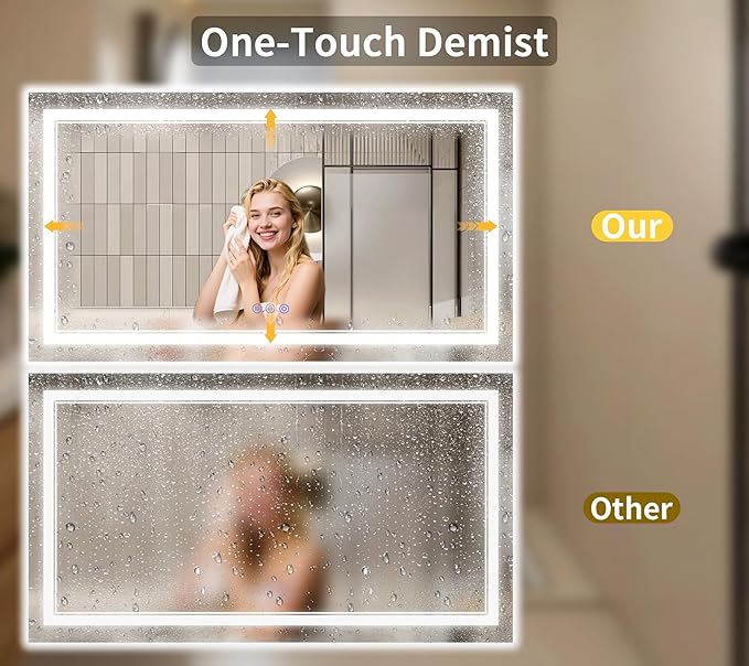 28"x60" LED Bathroom Mirror - Image 5