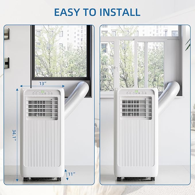 Portable Air Conditioners, 8000 BTU Cooling Capacity - Image 7