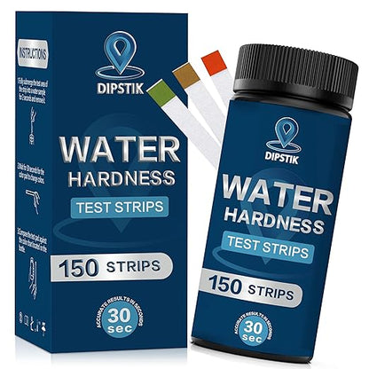 Water Hardness Test Kit-150 Strips Water Quality Testing by DIPSTIK