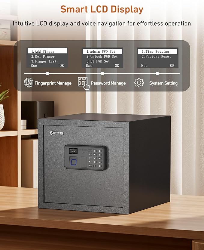 Billconch Smart Gun Safe for Multiple Pistols - Image 3