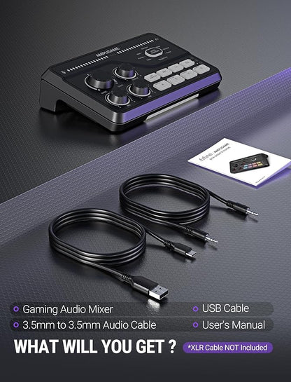 Fifine Gaming Mixer for Voice Chat and Streaming- 7.1ch Surround Sound - Image 9