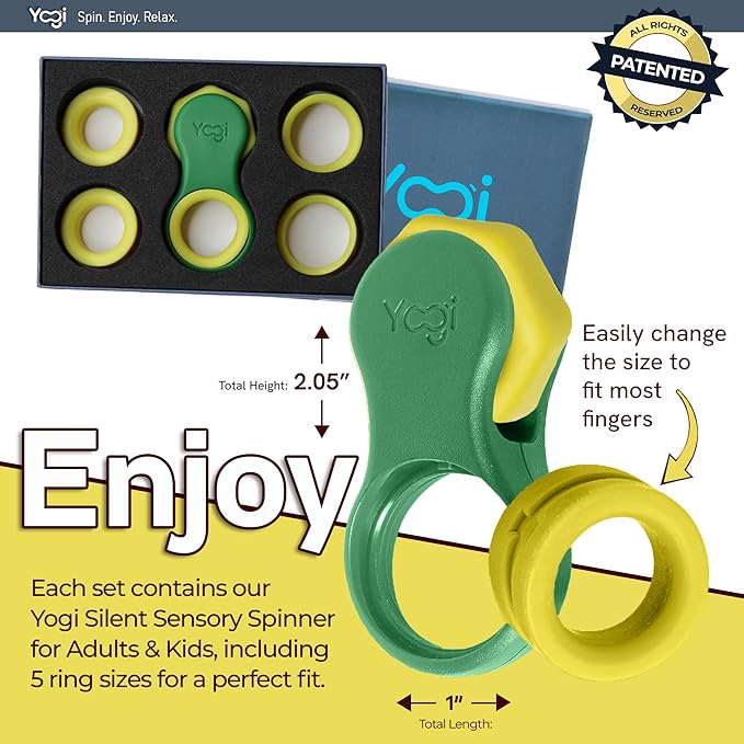 Yogi Fidget Toy – Silent Sensory Spinner - Image 5