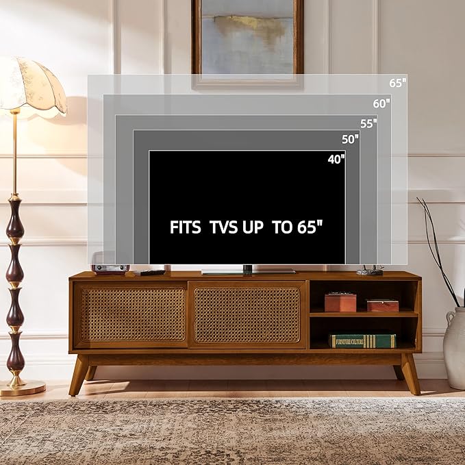 LKTART Mid Century Modern TV Stand - Image 3