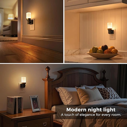L LOHAS LED Night Light, 2 Pack Night Lights Plug into Wall, Dimmable Nightlight - Image 6