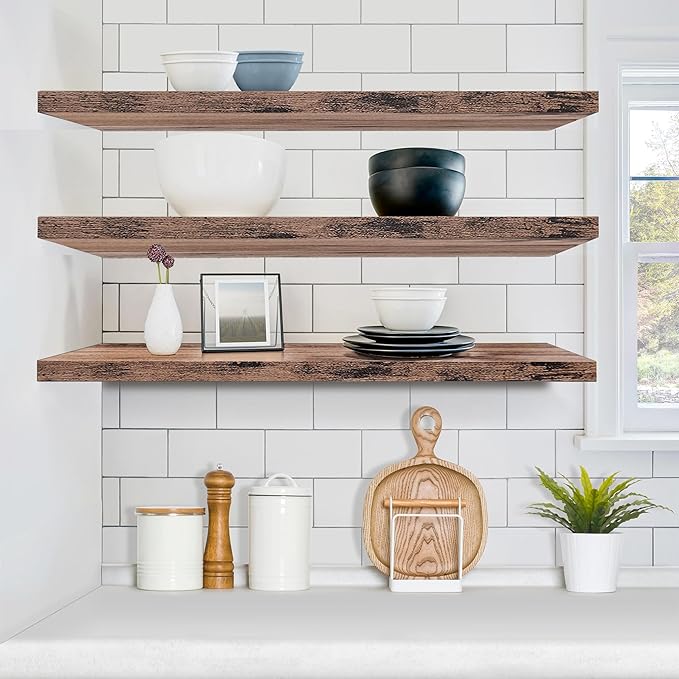 Sorbus Floating Shelves for Wall - Image 2