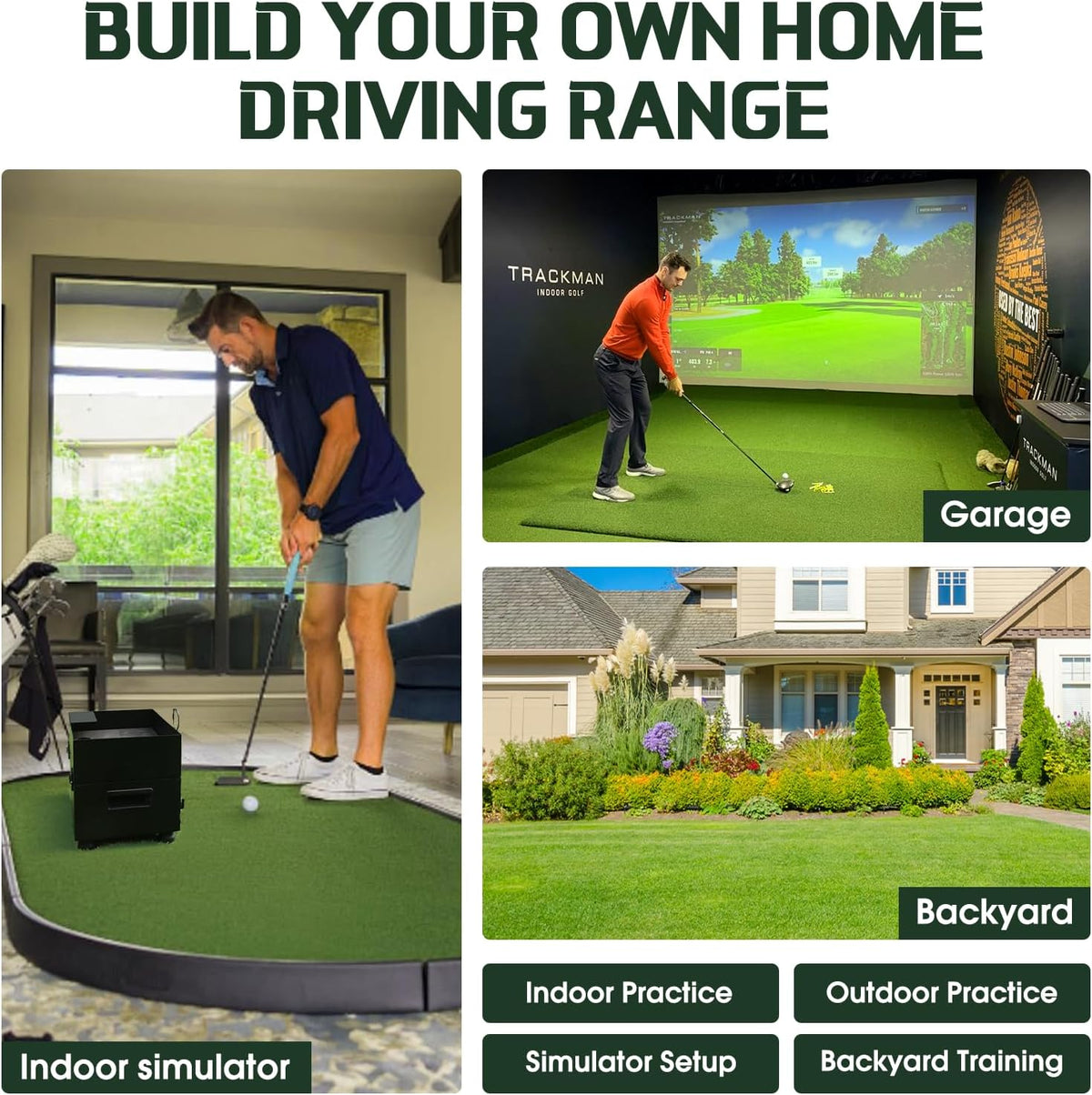 maysun automatic golf ball dispenser for indoor &, side view