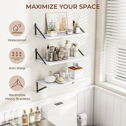 Heimlove 24" W x 12" D Wall Shelves - Image 4
